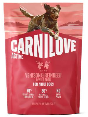 CARNILOVE ACTIVE DOG Adult Venison and Reindeer 1,5 kg