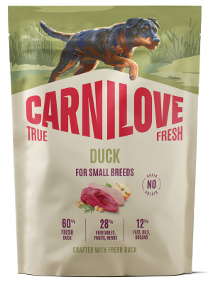 CARNILOVE DOG TRUE FRESH Adult Small Duck 4 kg