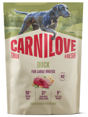 CARNILOVE DOG TRUE FRESH Adult Large Duck 1,5 kg