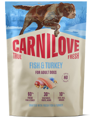 CARNILOVE DOG TRUE FRESH Adult Fish and Turkey 1,5 kg