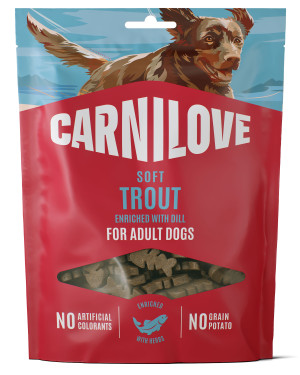 CARNILOVE DOG Soft Snack Trout 200g