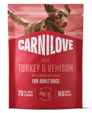 CARNILOVE DOG Adult Turkey and Venison 300g (saszetka)