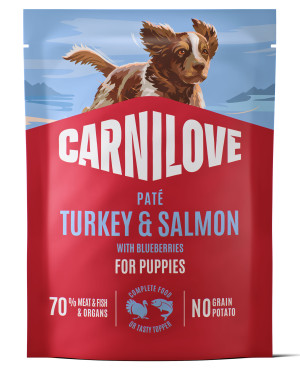 CARNILOVE DOG Puppy Turkey and Salmon 300g (saszetka)