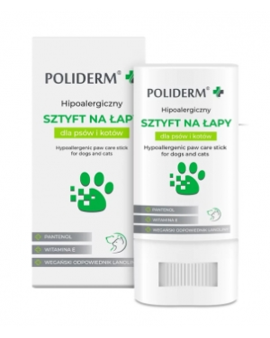 POLIDERM Hipoalergiczny sztyft do łap 14,5g