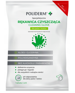 POLIDERM Rękawica czyszcząca 1 szt.
