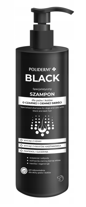 POLIDERM Szampon black 250 ml