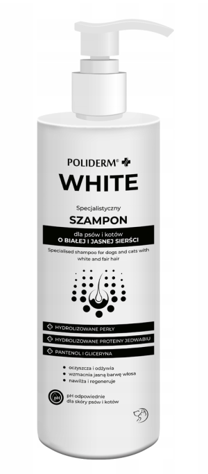 POLIDERM Szampon white 250 ml