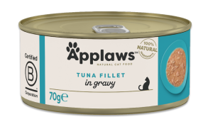 APPLAWS Cat filet z tuńczyka w puszce w sosie dla kota 70g