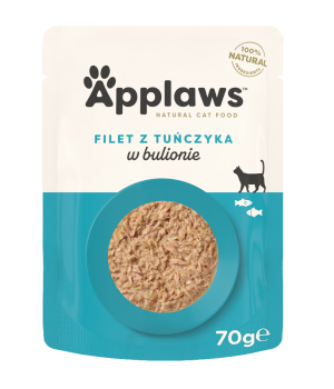APPLAWS Cat filet z tuńczyka w saszetce w bulionie dla kota 70g