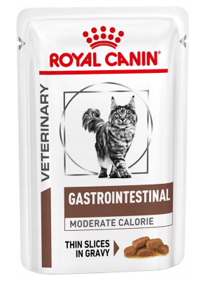 ROYAL CANIN Veterinary Cat Gastrointestinal Moderate Calorie Gravy sos 85g