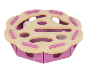 TRIXIE WholenRoll zabawka dla kota 30×7,5cm - purpurowa