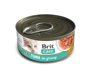 BRIT CARE Cat Can Real Tuna in Gravy 80g