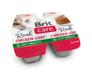 BRIT CARE Cat Real Chicken Loaf 2x37g