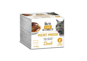 BRIT CARE Cat Velvet Mousse Duck 2x80g