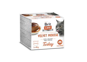 BRIT CARE Cat Velvet Mousse Turkey 2x80g