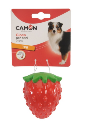 CAMON Dog Toy - truskawka z TPR 9cm