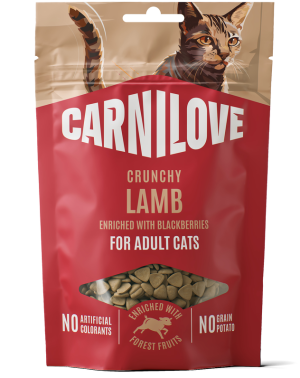 CARNILOVE CAT Crunchy Snack Lamb 50g