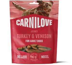 CARNILOVE DOG Jerky Turkey with Venison 100g