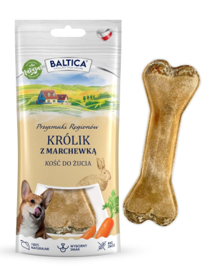 BALTICA PRZYSMAKI REGIONÓW Kość do żucia Królik z marchewką 1 szt.