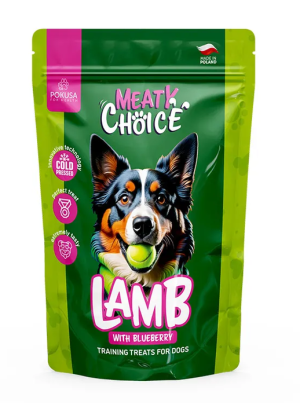 POKUSA Meaty Choice - Training treats Lamb with Blueberry 100g