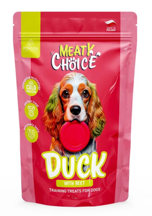 POKUSA Meaty Choice - Training treats Duck with Beet 110g