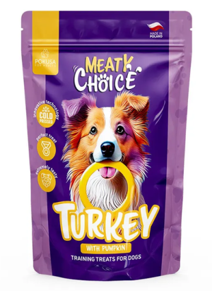 POKUSA Meaty Choice - Training treats Turkey with Pumpkin 100g