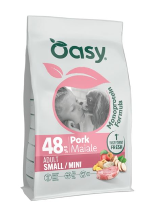 OASY Monoprotein Adult S/Mini - Wieprzowina 2kg