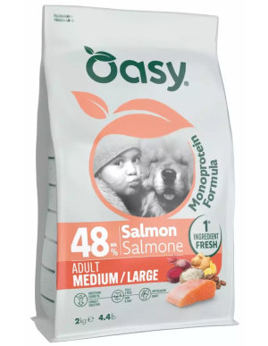 OASY Monoprotein Adult M/L - Łosoś 2kg