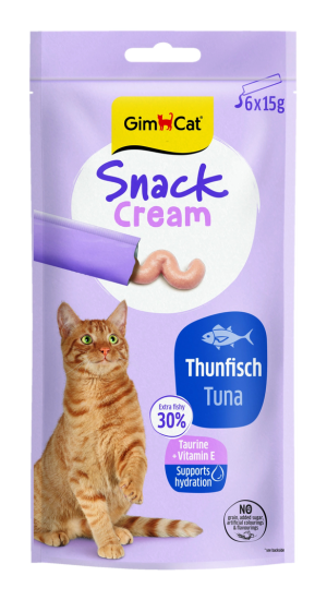 GIMCAT Cream Snack Tuńczyk 6x15g
