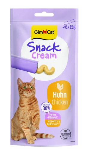 GIMCAT Cream Snack Kurczak 6x15g