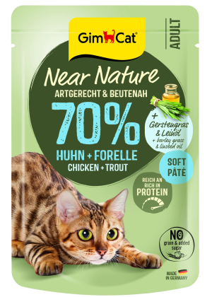 GIMCAT Near Nature Kurczak/Pstrąg 85g