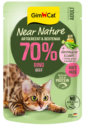 GIMCAT Near Nature Wołowina 85g
