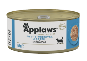 APPLAWS Cat Filety z tuńczyka z serem 156g