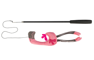 TRIXIE Teleskopowa wędka do zabawy flaming dla kota 42-106cm