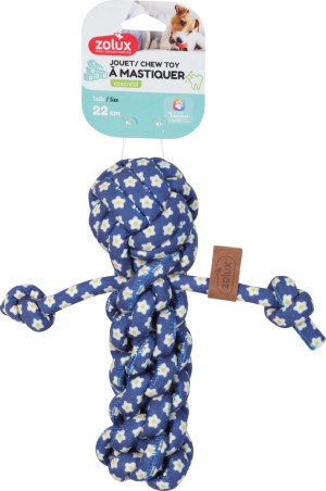 ZOLUX Zabawka dla psa gryzak ludzik Blue Flower 22cm