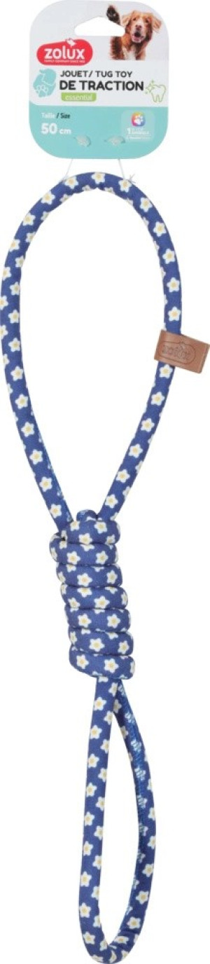 ZOLUX Zabawka dla psa szarpak pętelki Blue Flower 50cm