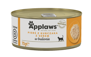 APPLAWS Cat Pierś z kurczaka z serem 70g