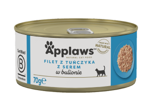 APPLAWS Cat Filet z tuńczyka z serem 24x 70g