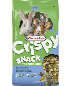 VERSELE-LAGA Crispy Snack with Popcorn - mieszanka uzupełniająca z popcornem dla gryzoni 1,5kg