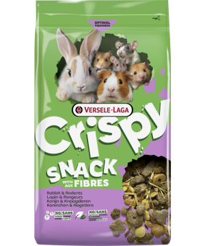 VERSELE-LAGA Crispy Snack with Fibres - granulat warzywny - karma uzupełniająca dla gryzoni 550g