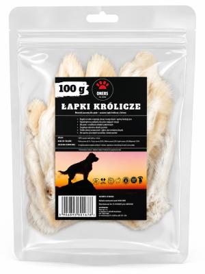 ONERS Królicze Łapki z Futrem 100g