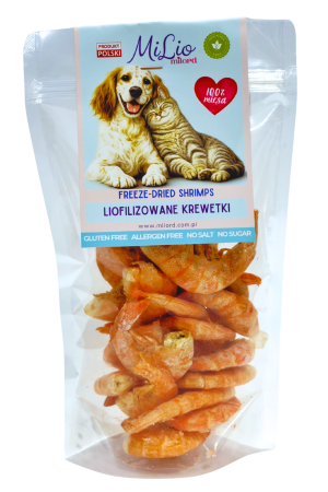 MILORD Liofilizowane Krewetki Milio 40g