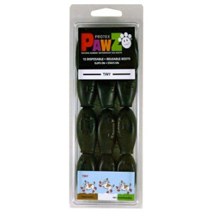 PAWZ Buty gumowe ochronne - Czarne XXXS (1szt.)
