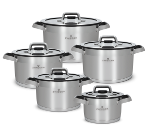 Zestaw garnków 10 el. Klassiker PRO Black Zwieger