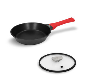 Patelnia 20 cm z pokrywką Obsidian Zwieger
