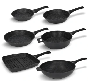 Zestaw patelni 6 el. Black Stone Zwieger