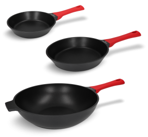 Zestaw patelni 3 el. Obsidian Zwieger